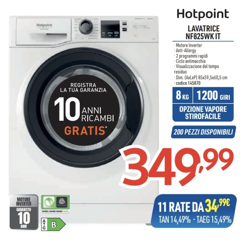 LAVATRICE HOTPOINT-ARISTON NF85W ITA